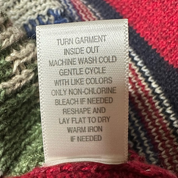 christopher & banks Holiday Sweater Full Zip Up Christmas Winter Women’s XL - Picture 9 of 9